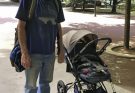 Old Man Helps Single Mom Fix Baby Stroller, Next Day Sees Private Jet Landing For Him